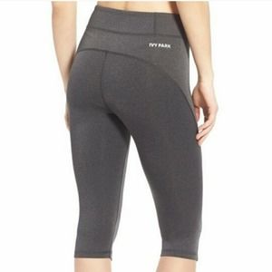 Ivy Park Beyonce Gray High R Sculpted Crop Compression Leggings Size XS Women's